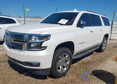 2016 Chevrolet Suburban Ltz из США, поврежденный, VIN 1GNSCJKC7GR135874